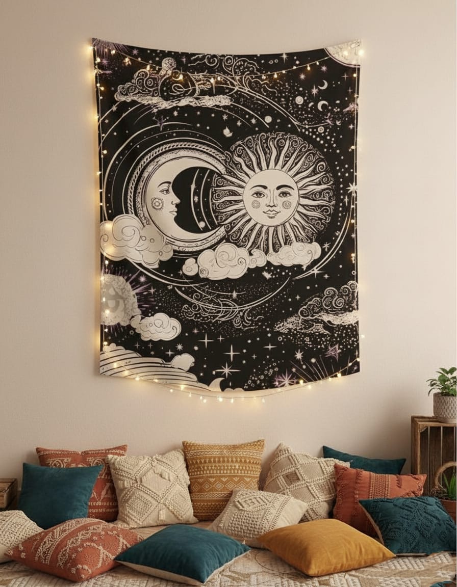 Sun & Moon Tapestry