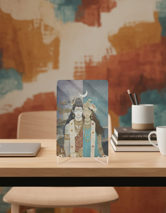 Shiva Shakti Acrylic Display Stand