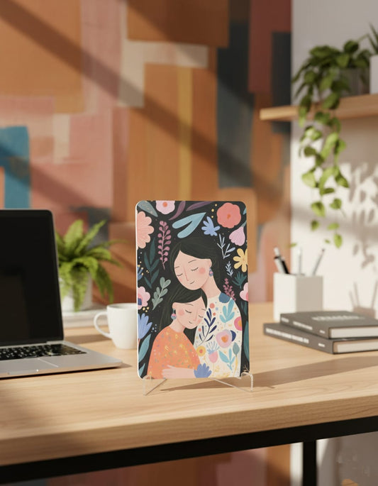 Mom and Daughter Acrylic Display Stand