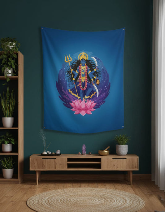 Maha Kali Tapestry