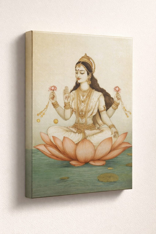 Lakshmi Wrapped Canvas Wall Art