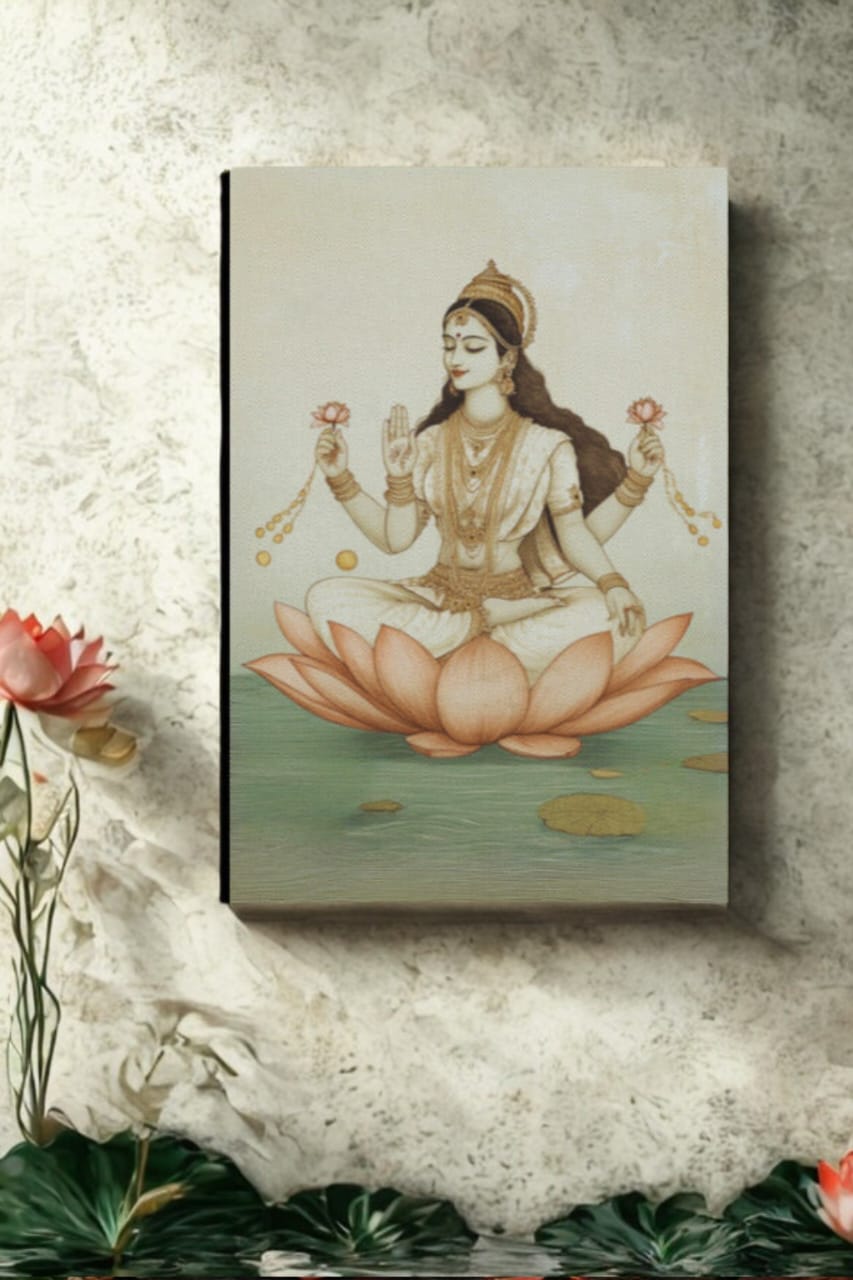 Lakshmi Wrapped Canvas Wall Art