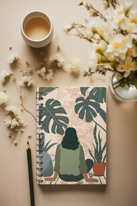 Boho Bliss A5 Unruled Notebook Diary