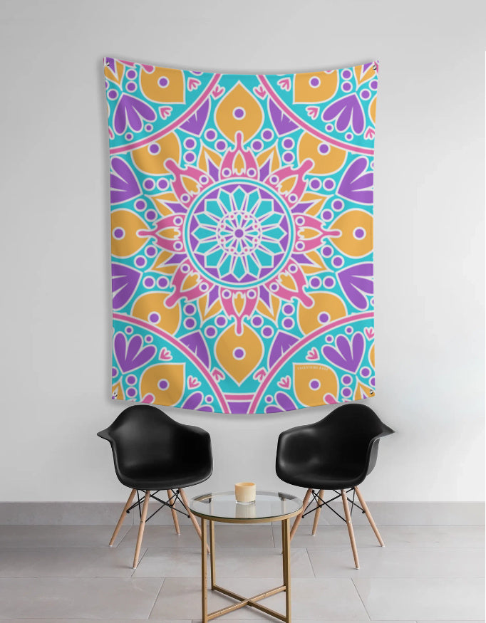 Purple Haze Mandala Tapestry