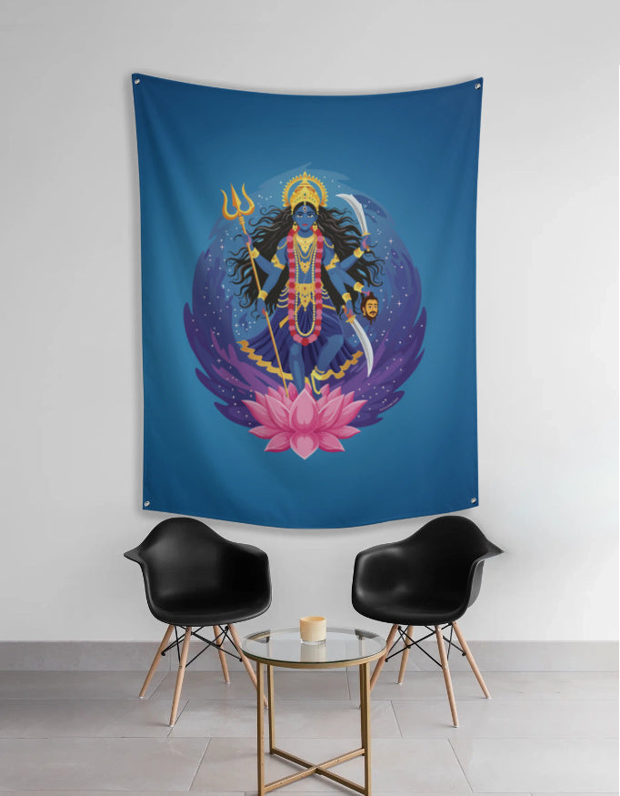 Maha Kali Tapestry
