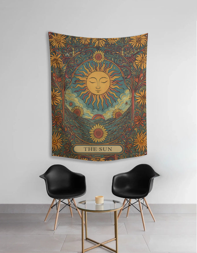 The Sun Tarot Tapestry
