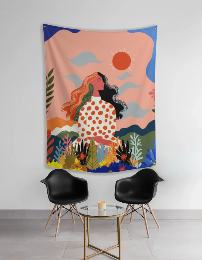 The Sun Bather Tapestry
