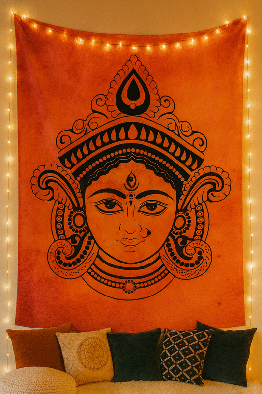Maa Durga Tapestry