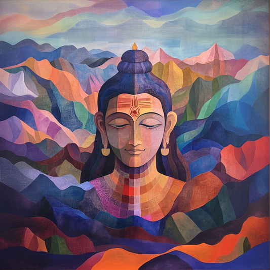 Shiv Shambhu Auspicious Spiritual Tapestry