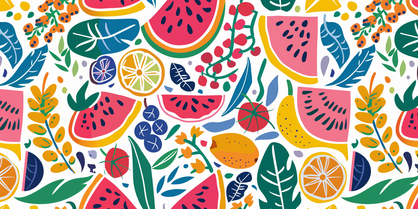 Tropical Treat | Gaming Pad | Desk mat | Desk Accessories for Work from Home and Office | Extended Mouse Pad