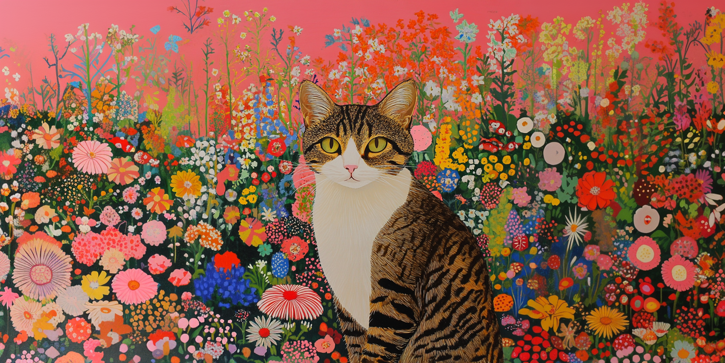 Feline Paradise | Gaming Pad | Desk mat | Desk Accessories for Work from Home and Office | Extended Mouse Pad