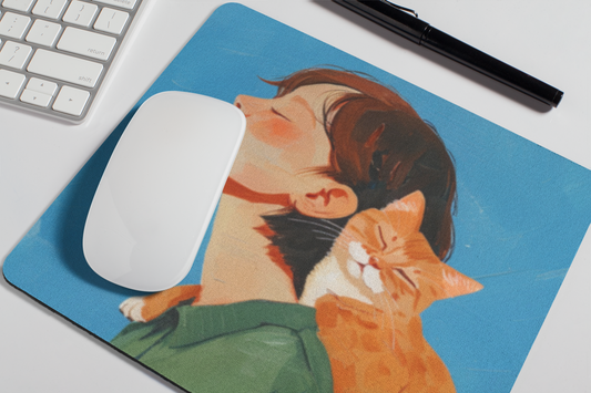 Cat Lover Anti Skid Mouse Pad for Laptop