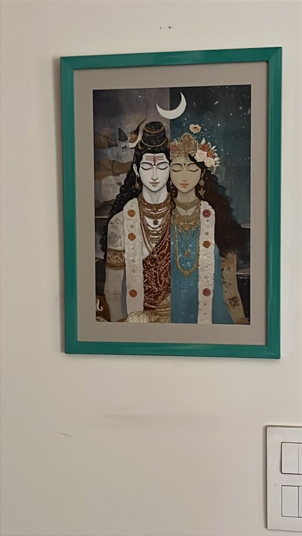 Shiv Shakti Boho Wall Art