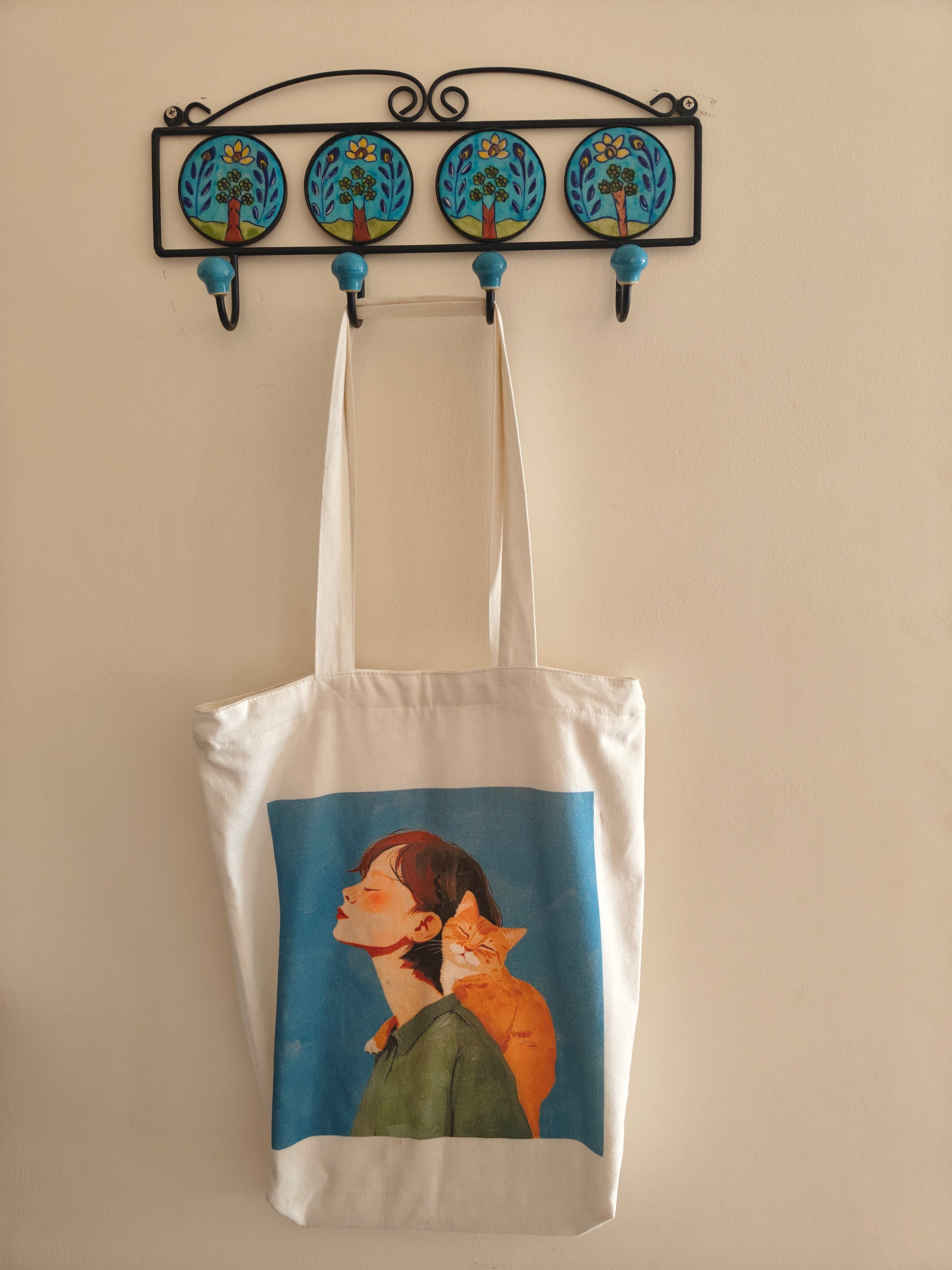 🐾❤️ Cat Love ❤️🐾 Zipped Tote Bag