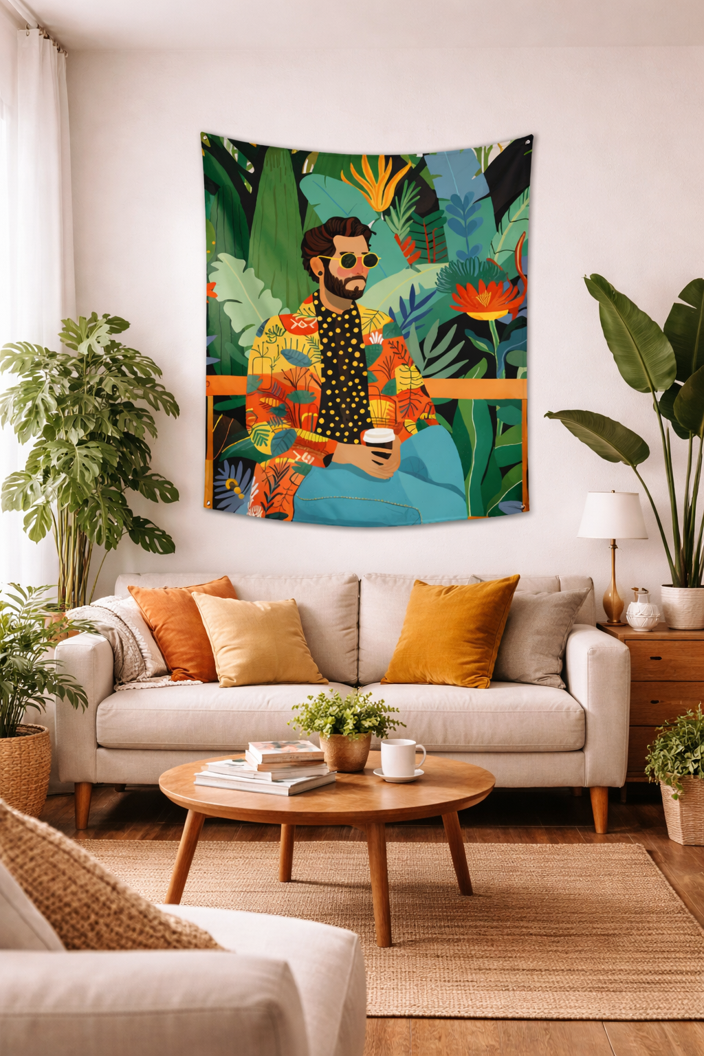 The Boho Balak Wall Art  Tapestry