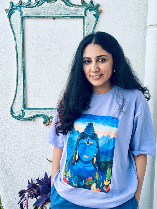 Boho Shiva Oversized Terry Tshirt