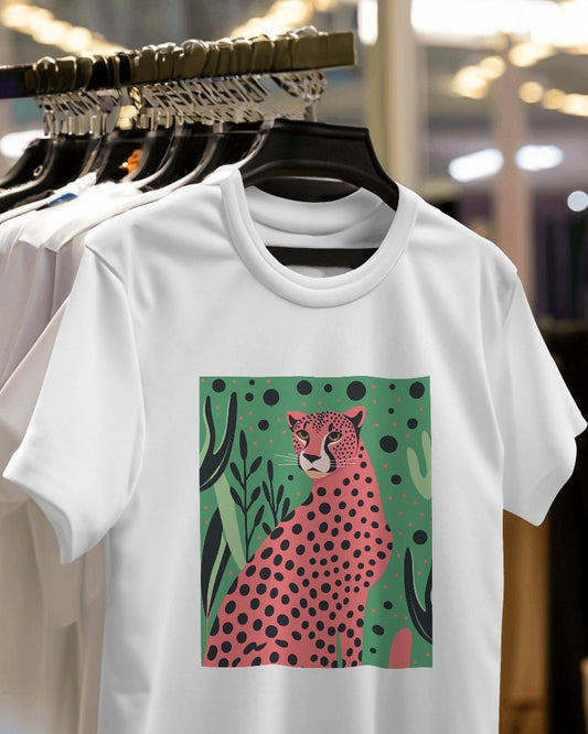 Cheetah Print Oversized Tshirt