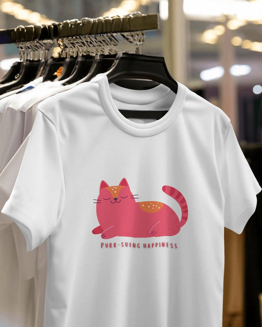 Purr-suing Happiness Oversized Tshirt