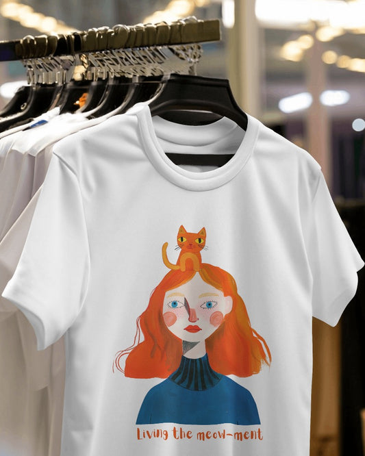Living The Meow-ment Oversized Tshirt