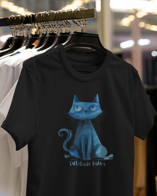 Catitude Oversized Unisex Tshirt