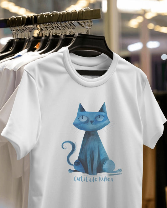 Catitude Oversized Unisex Tshirt