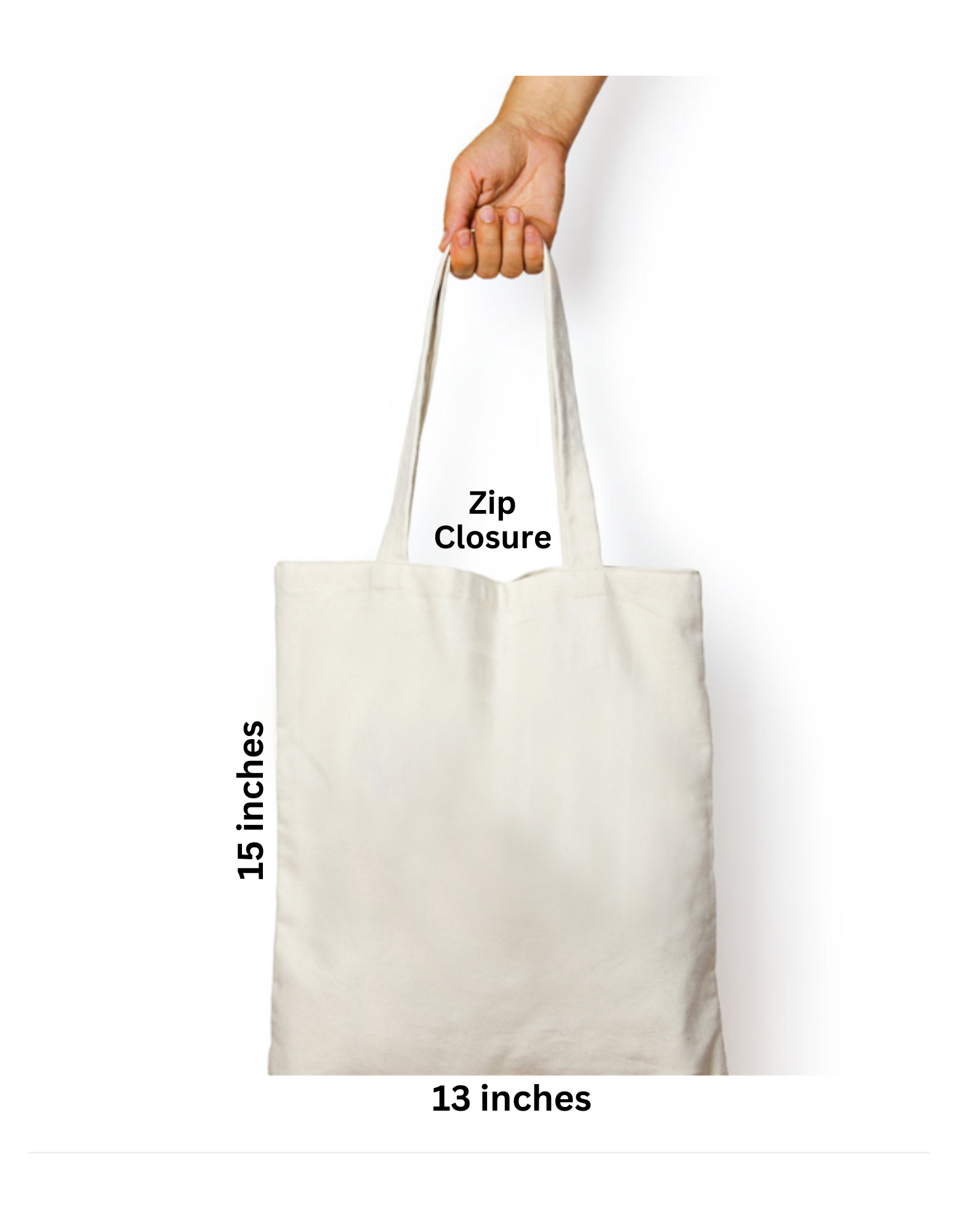 Beach Reads Boho Vibes Zipped Tote Bag