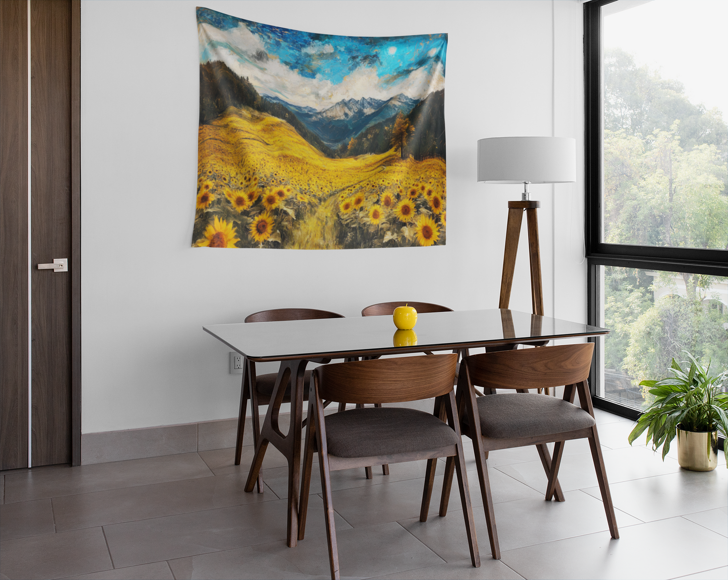 Mountain Valley Wall Art Tapestry