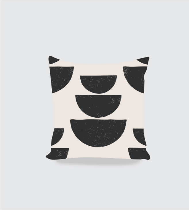 Black & White Designer Cushion Cover